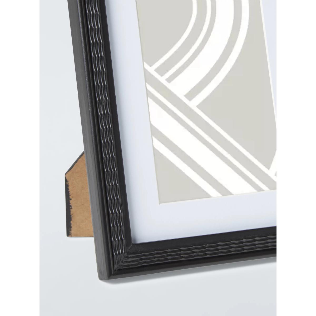 John Lewis Classic Ornate Wood Photo Frame & Mount, 4 x 6" (10 x 15cm), Black – image 2