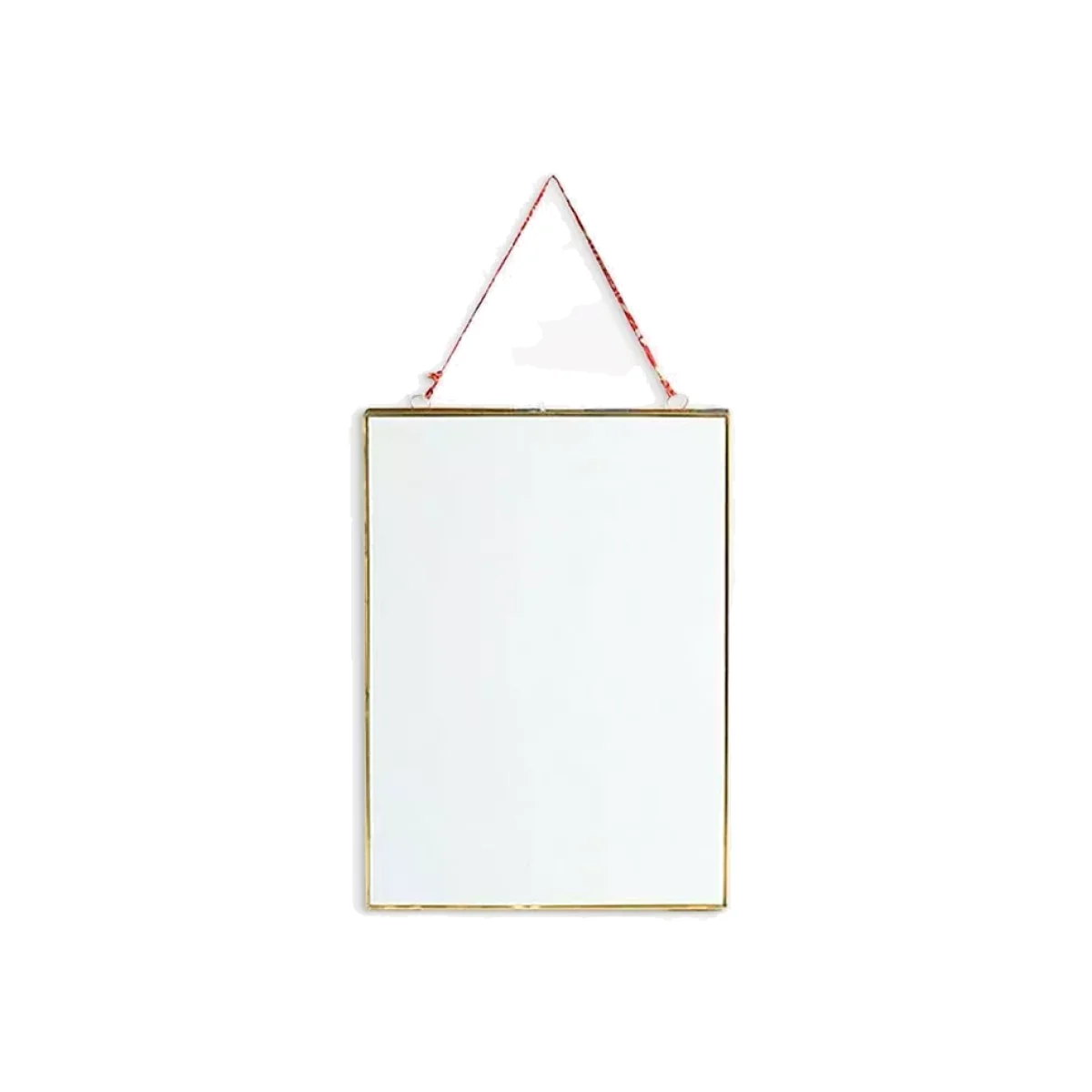 Nkuku Kiko Glazed Portrait Photo Frame, Antique Brass – image 1