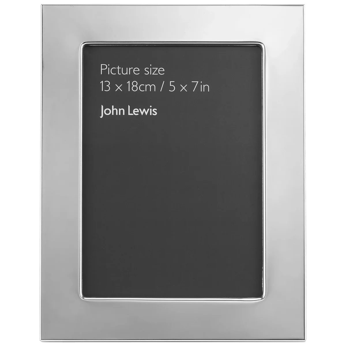 John Lewis & Partners Plane Photo Frame, Silver Plated – image 2