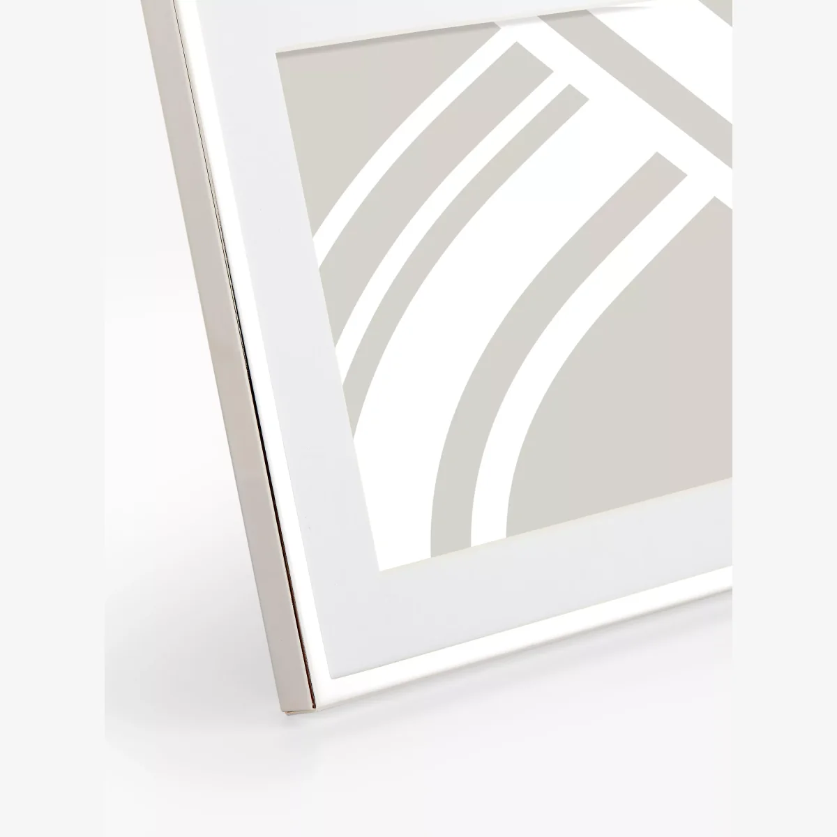 John Lewis & Partners Daya Multi-aperture Photo Frame, 4 Photo, Silver Plated – image 1