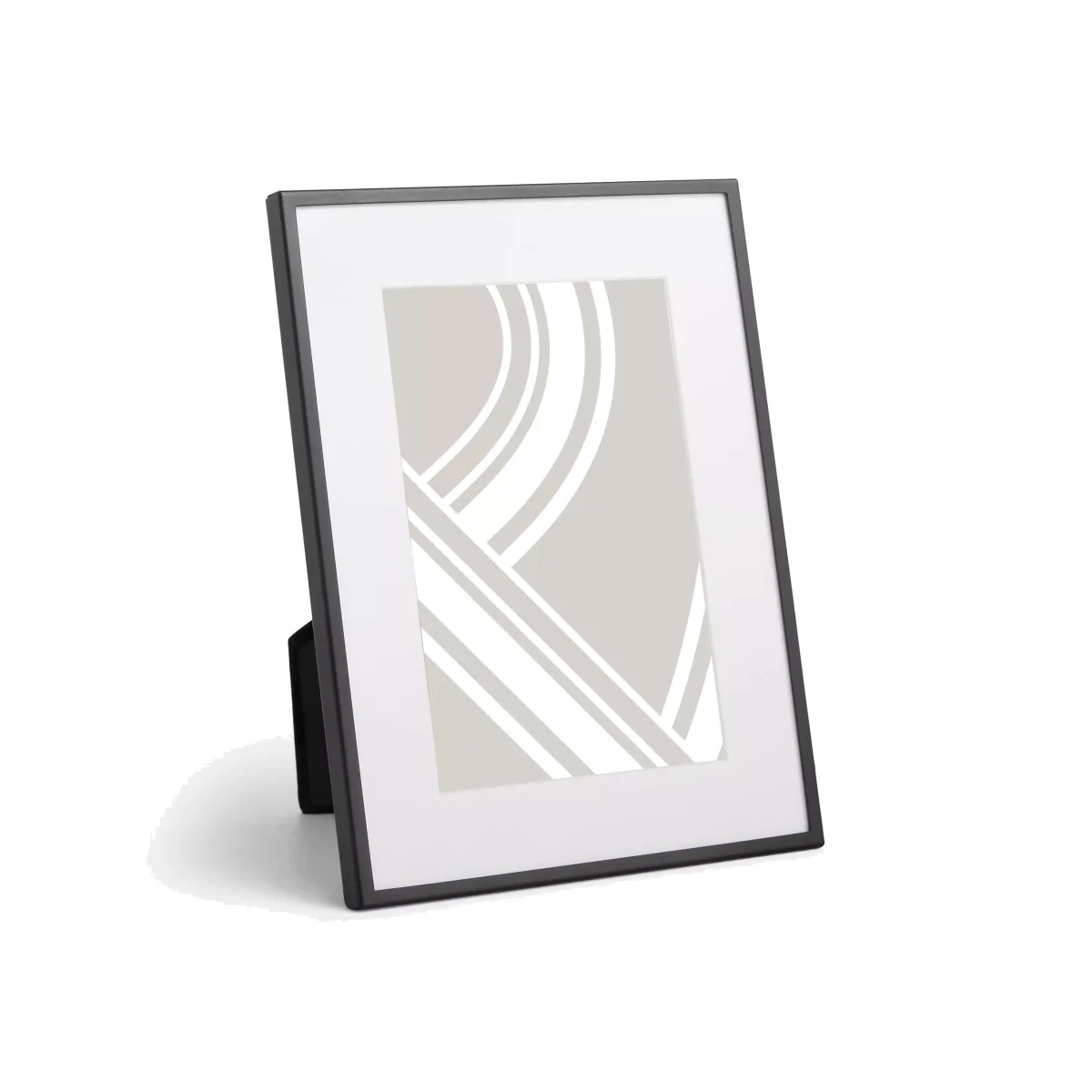 John Lewis & Partners Daya Photo Frame & Mount, Matt Black – image 1
