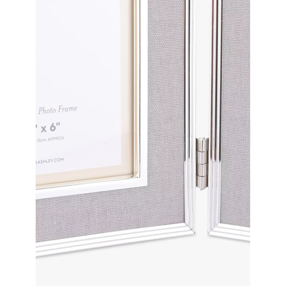 Laura Ashley Harrison Linen Double Photo Frame, 4 x 6 (10 x 15cm) – image 4
