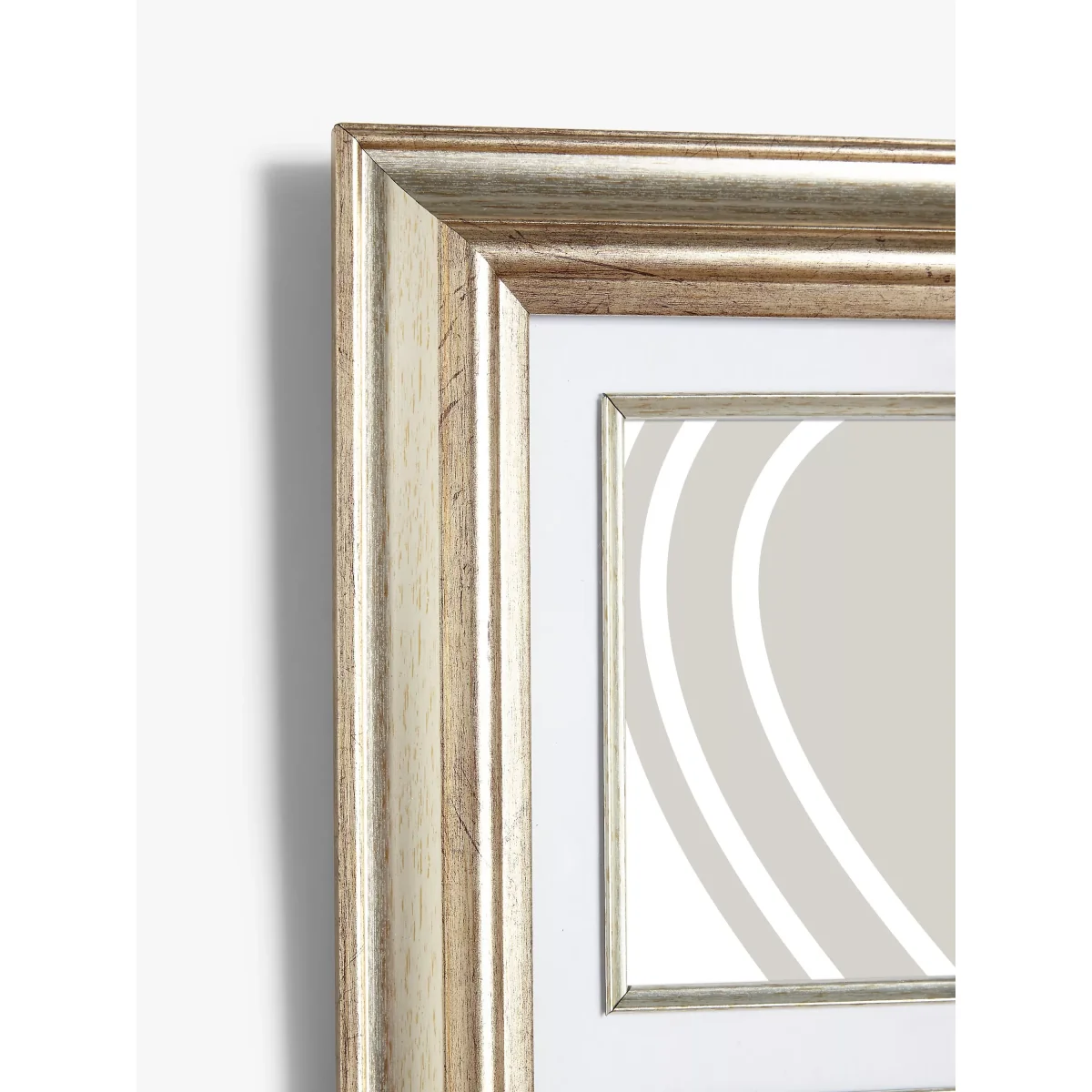 John Lewis & Partners Multi Photo Frame, 4 x 6 (10 x 15cm), 8 Photo, Champagne – image 2