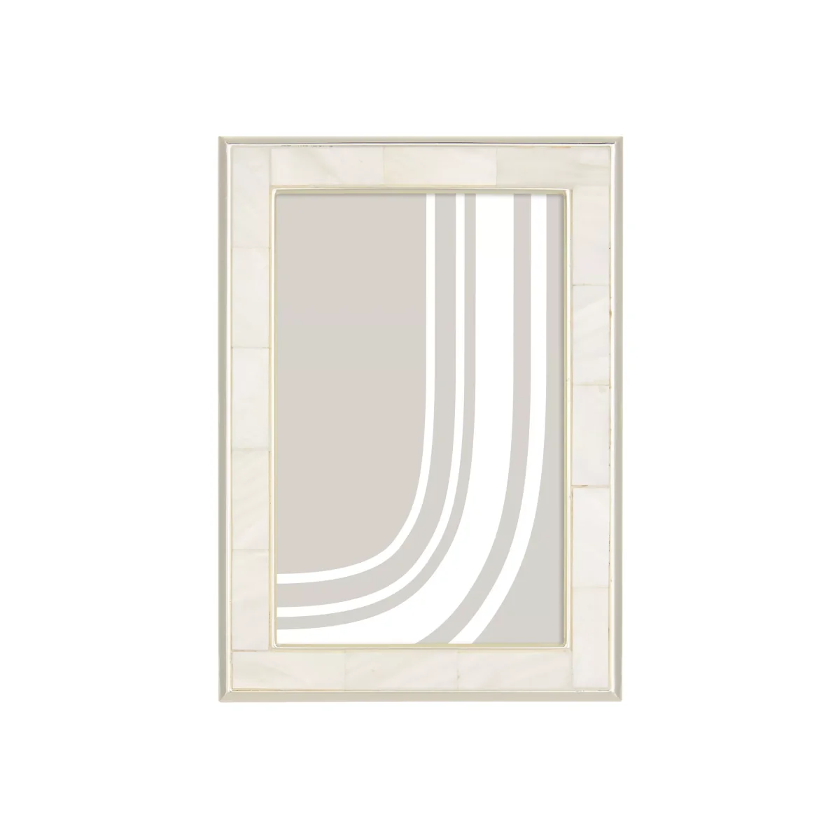 John Lewis & Partners Mother Of Pearl Photo Frame, Silver – image 1