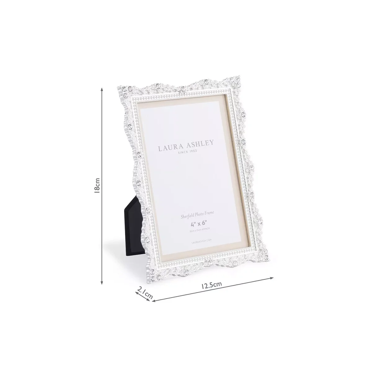 Laura Ashley Sherfield Photo Frame, Silver Plated – image 6