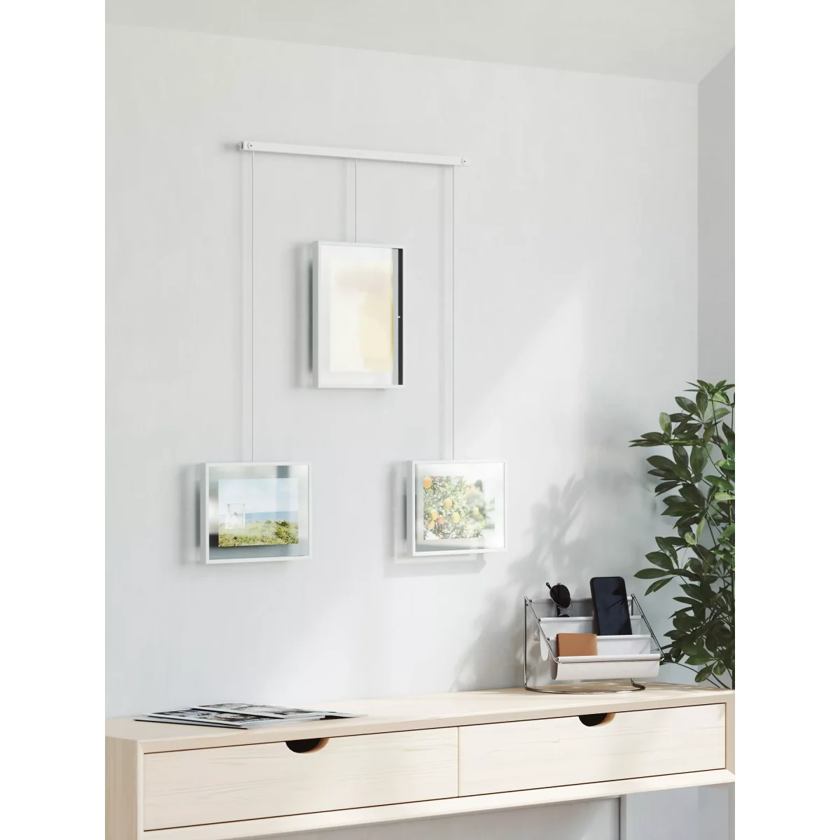 Umbra Exhibit Multi Hanging Photo Frame Display, 3 Photo – image 6