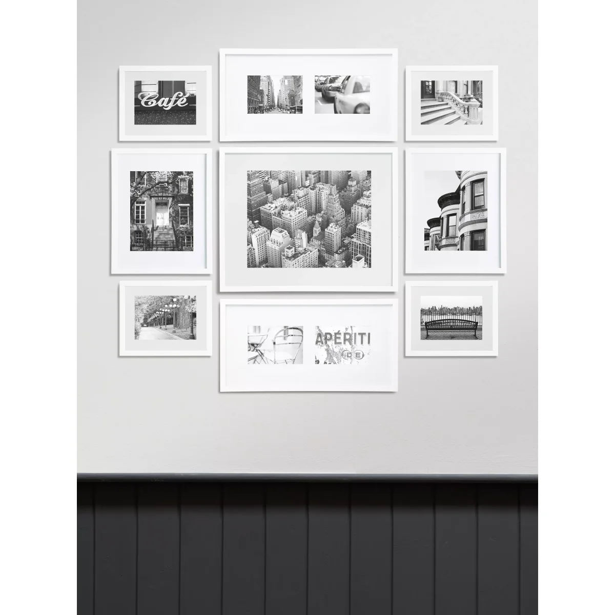 Gallery Perfect Multi-aperture Floating Photo Frame Set, 11 Photo – image 2