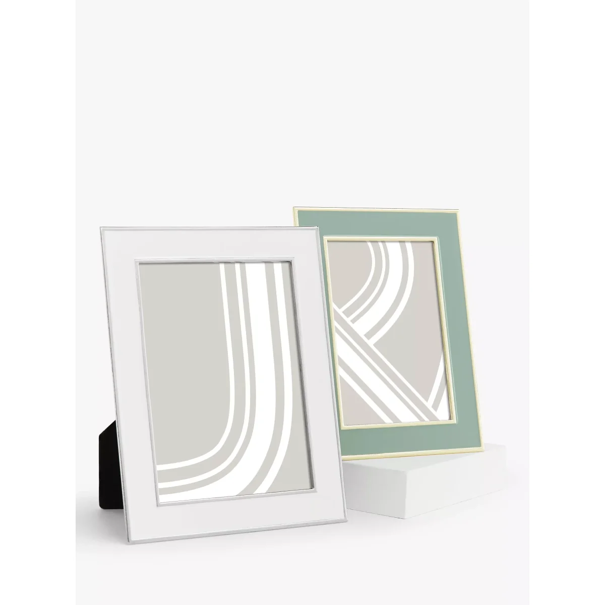 John Lewis & Partners Enamel & Metallic Edge Photo Frame – image 4