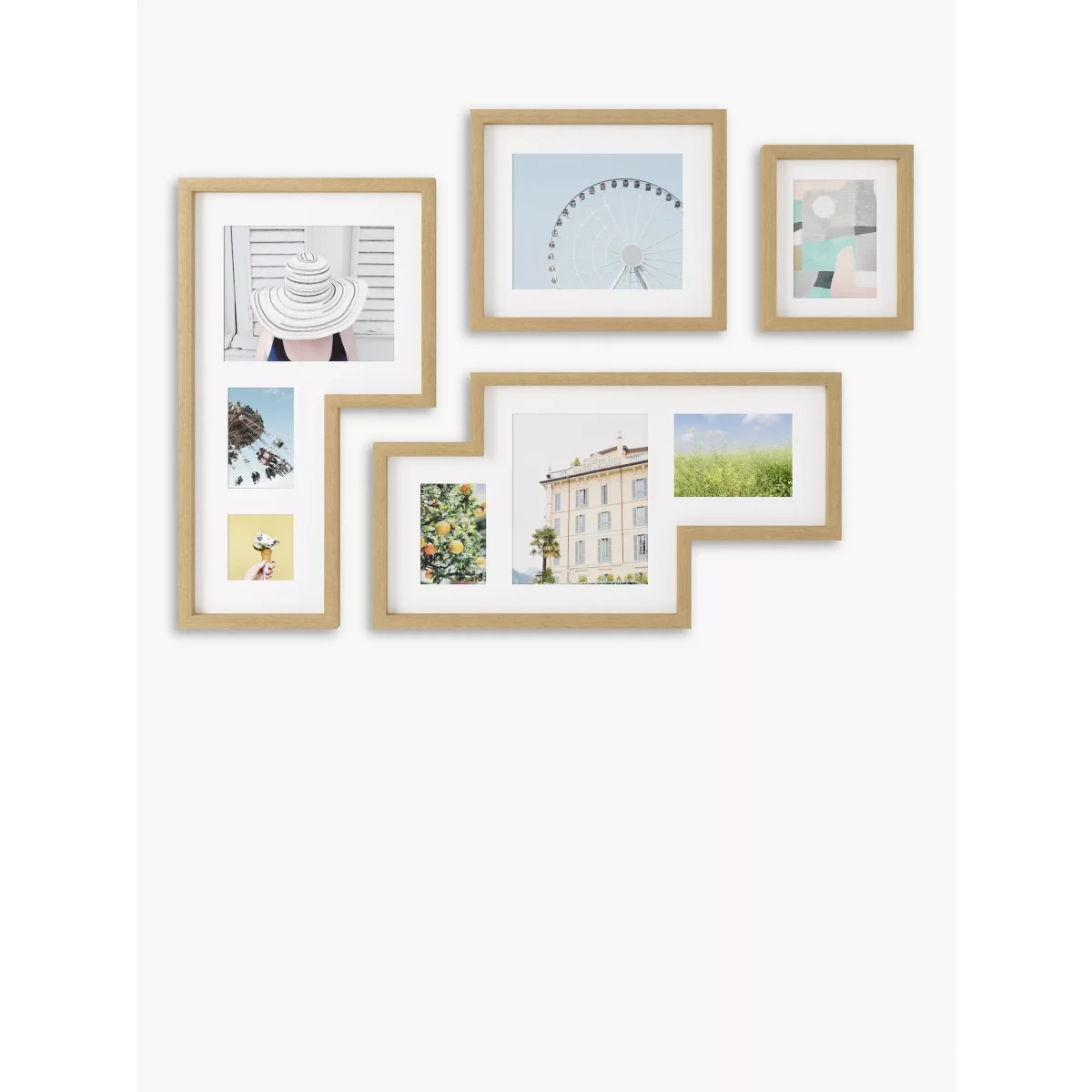 Umbra Mingle Gallery Wall Multi-aperture Photo Frame Set, 9 Photo – image 3