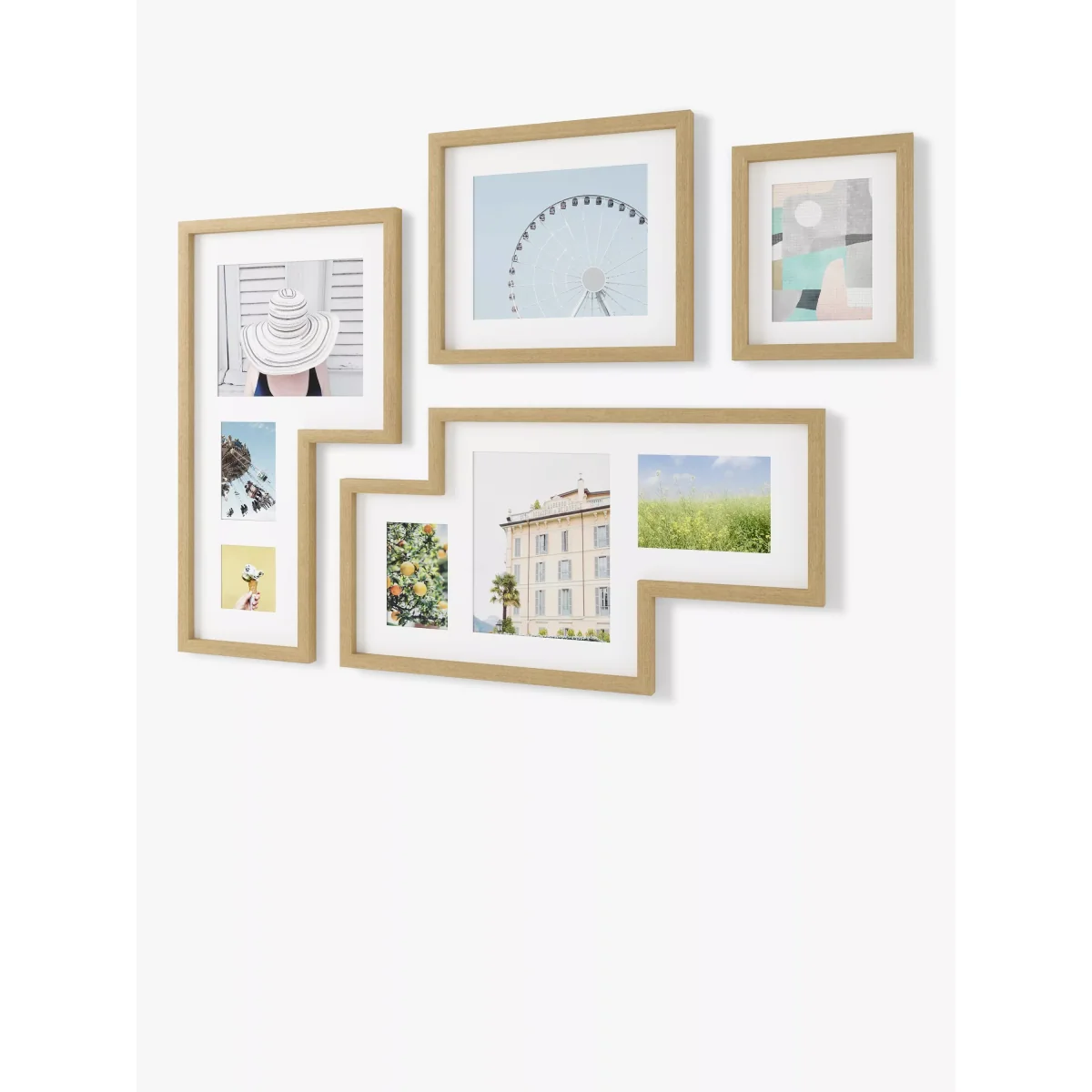 Umbra Mingle Gallery Wall Multi-aperture Photo Frame Set, 9 Photo – image 4