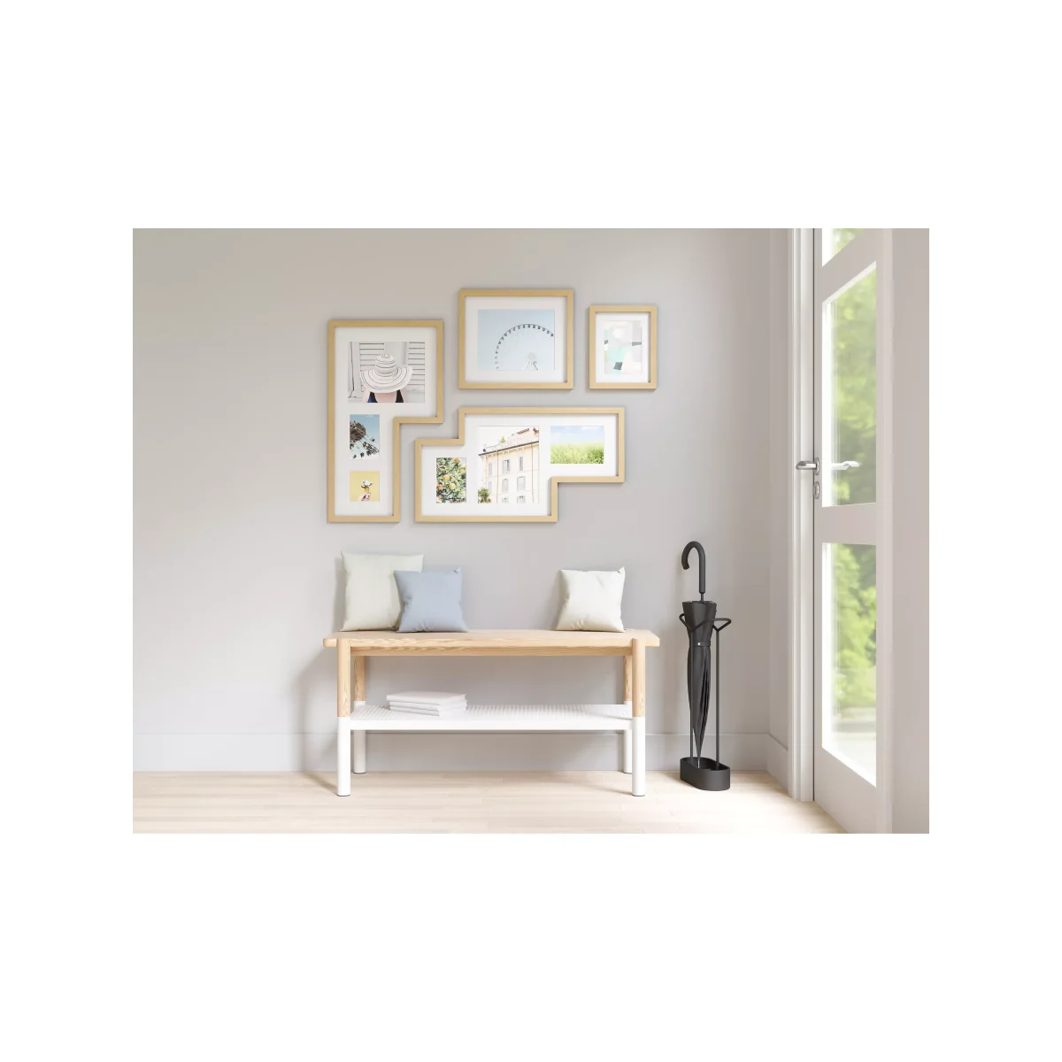 Umbra Mingle Gallery Wall Multi-aperture Photo Frame Set, 9 Photo – image 10