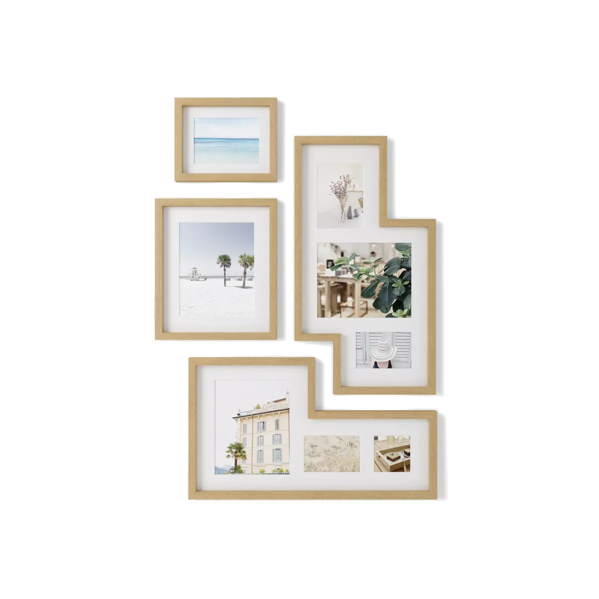 Umbra Mingle Gallery Wall Multi-aperture Photo Frame Set, 9 Photo – image 1