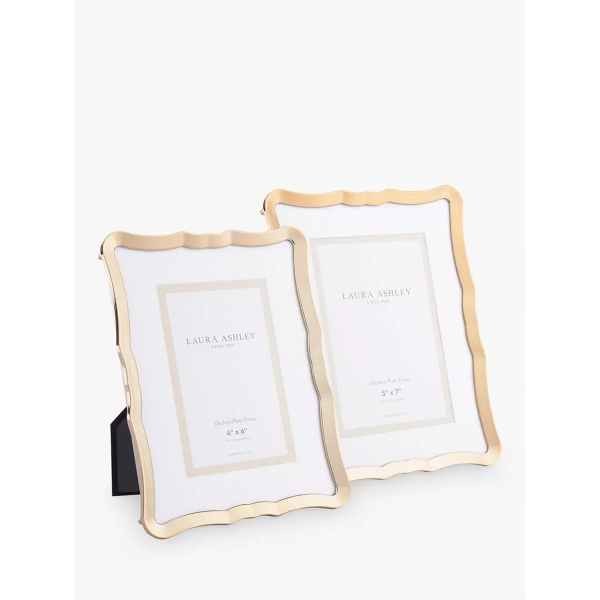 Laura Ashley Glasbury Photo Frame & Mount, Gold – image 4