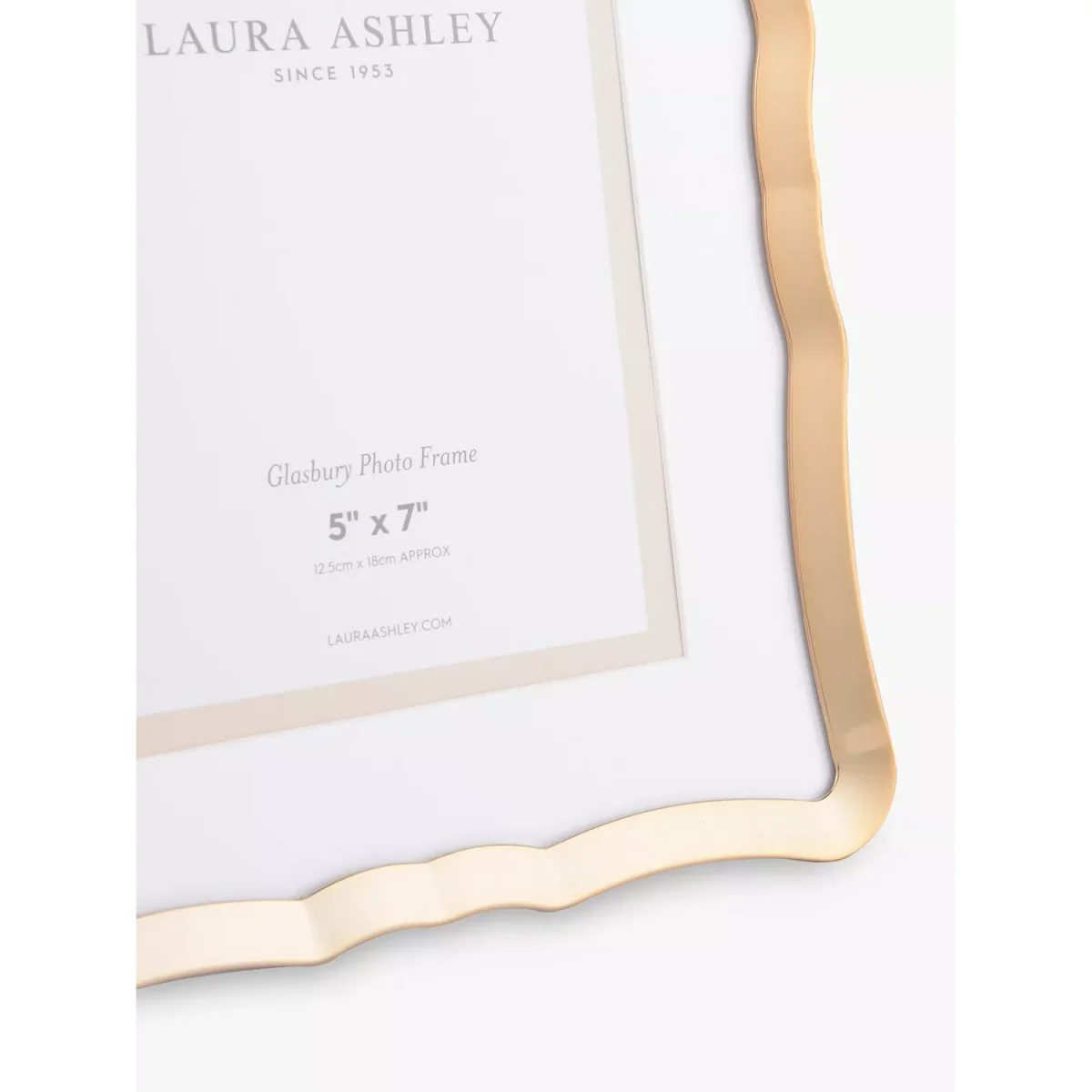 Laura Ashley Glasbury Photo Frame & Mount, Gold – image 5