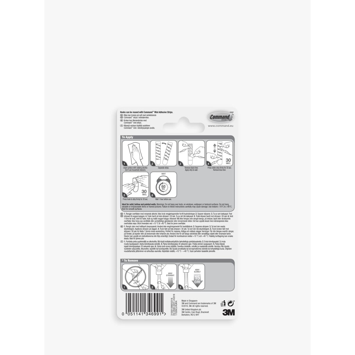 Command Clear Decorating Clips, Pack of 20 – image 3