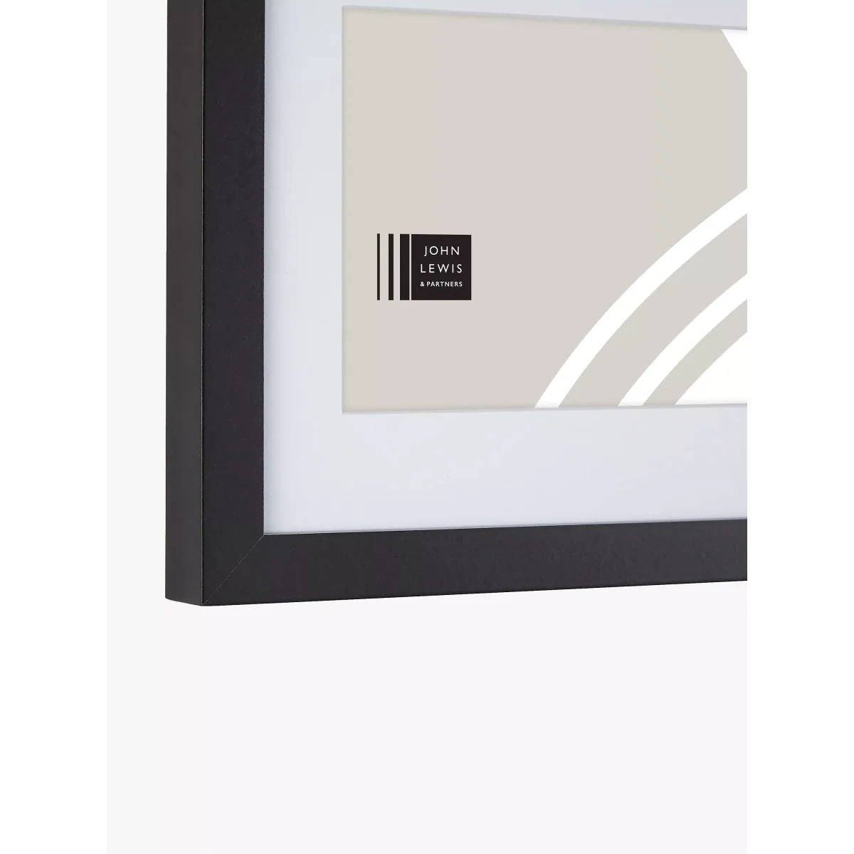 John Lewis & Partners Box Photo Frame & Mount, 3 Photo, 7 x 5 (18 x 13cm), Black – image 3