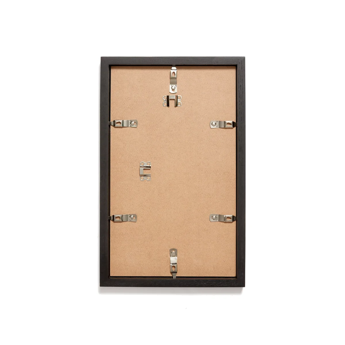 John Lewis & Partners Grove Ash Wood Multi-aperture Photo Frame, 3 Photo, 4 x 6 (10 x 15cm), Black – image 1