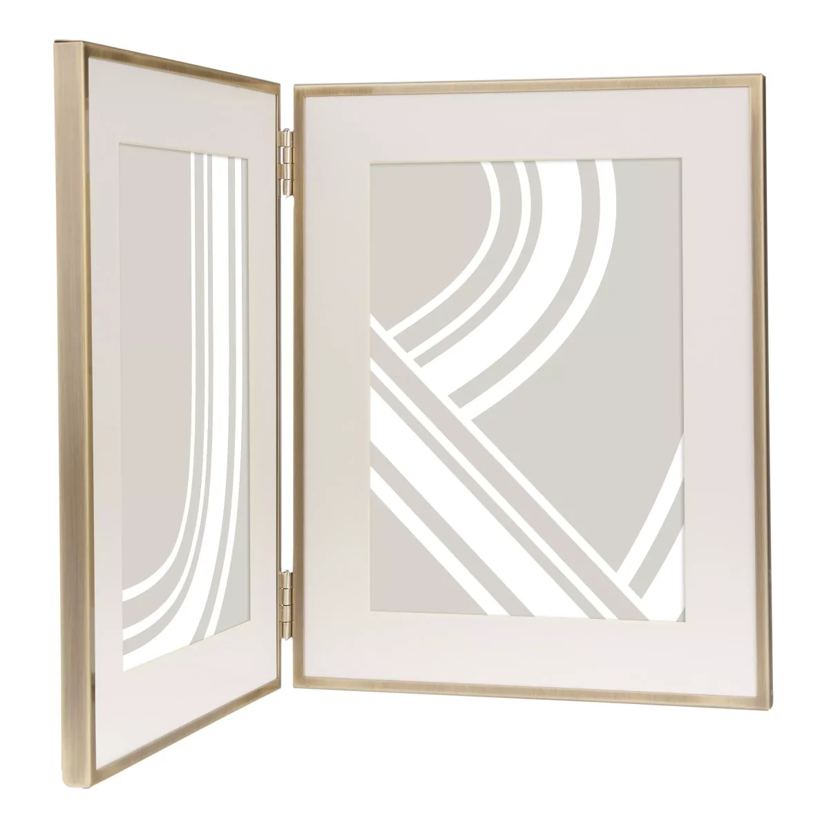 John Lewis & Partners Daya Double Photo Frame & Mount, Silver Plated – image 3