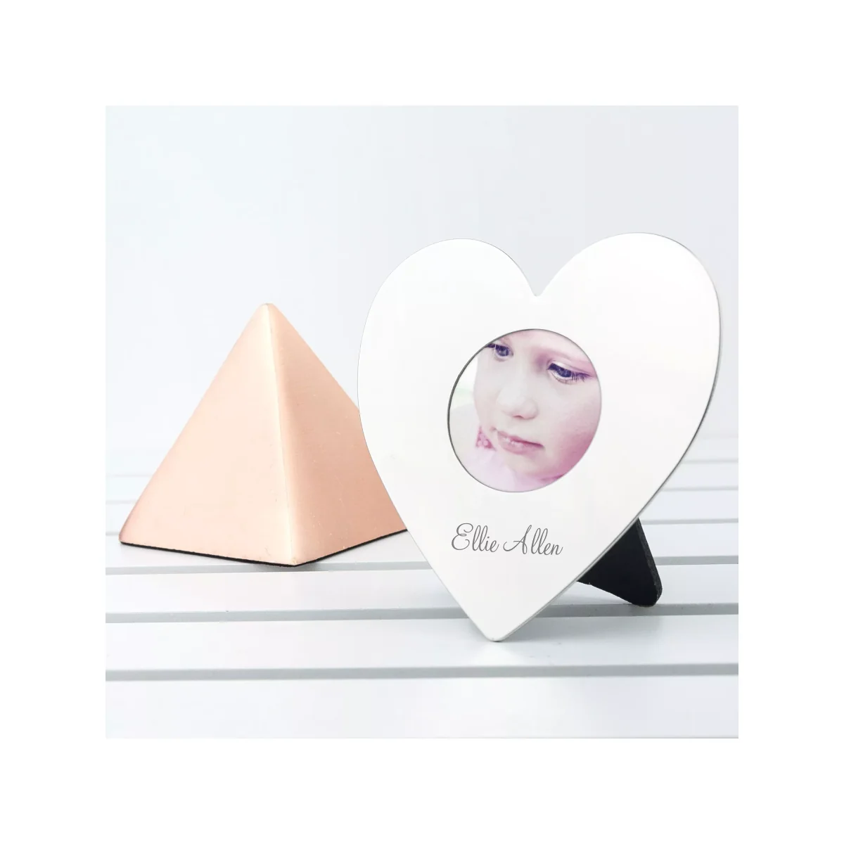 Treat Republic Personalised Silver Heart Photo Frame – image 5