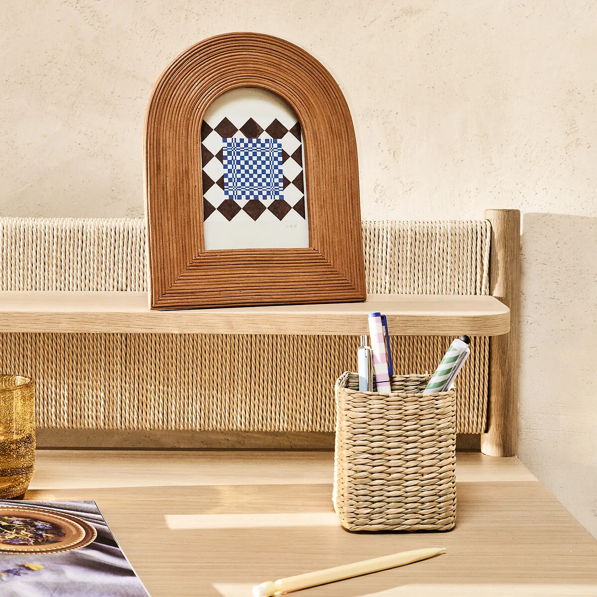 Arcya Rattan Photo Frame, 19.5 X 24.5cm – image 2
