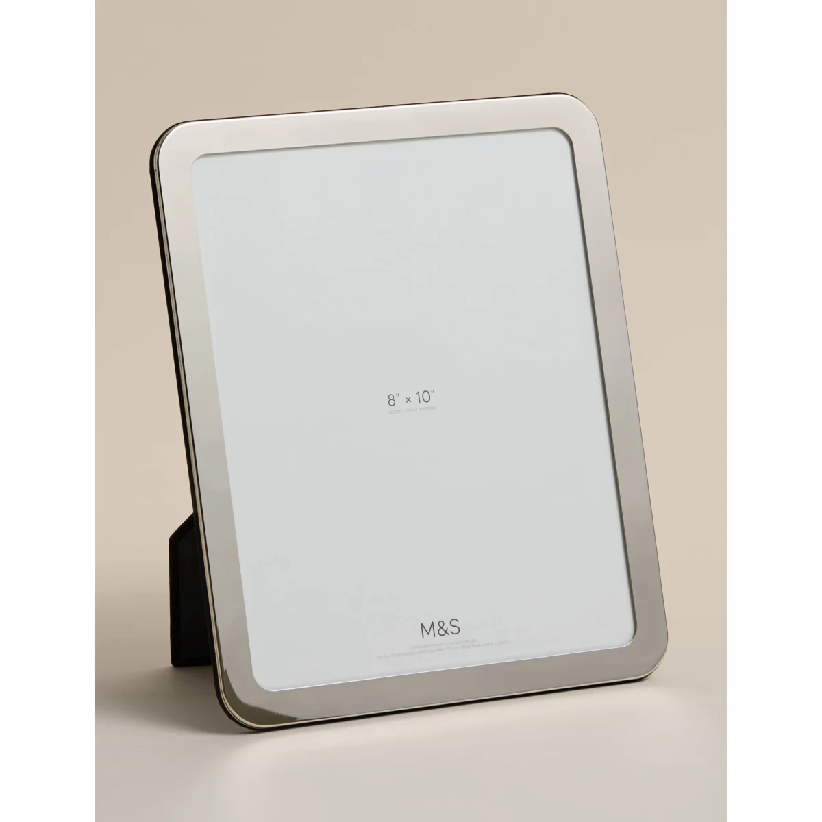 M&S Thick Rounded Photo Frame 8x10 inch Silver – image 2