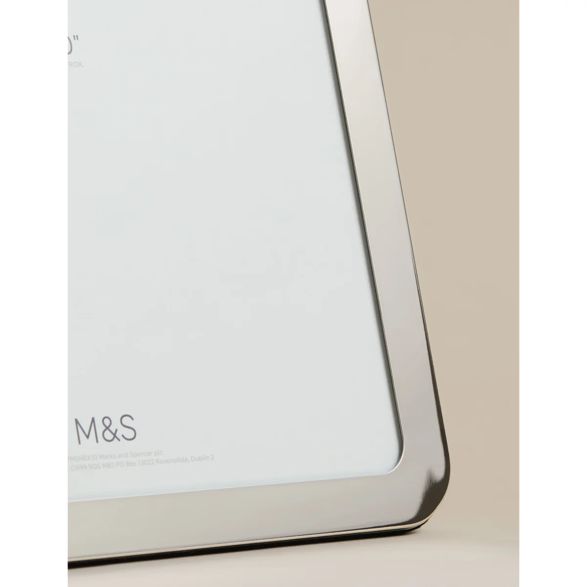 M&S Thick Rounded Photo Frame 8x10 inch Silver – image 3