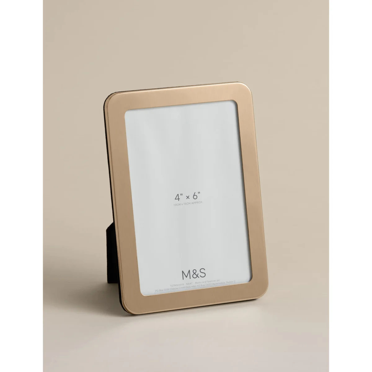 M&S Thick Rounded Photo Frame 4x6 inch Antique Brass – image 2