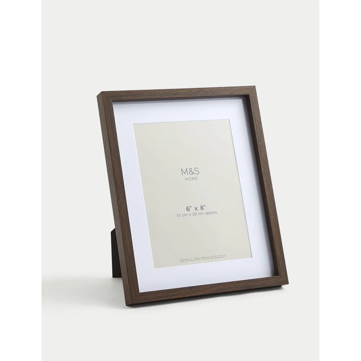 M&S Set of 2 Photo Frames 6x8 Inch - Dark Brown Mix, Dark Brown Mix – image 3