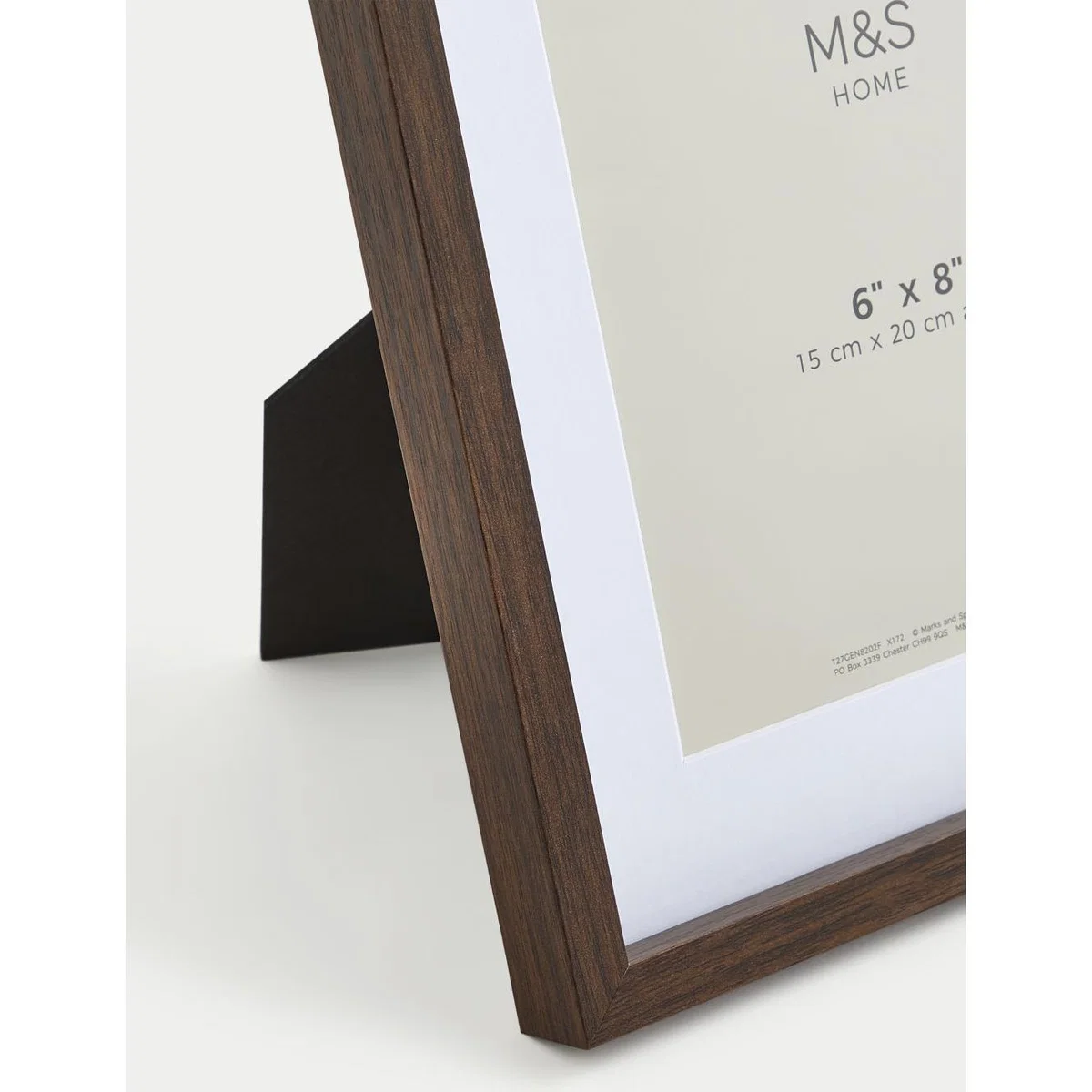 M&S Set of 2 Photo Frames 6x8 Inch - Dark Brown Mix, Dark Brown Mix – image 4