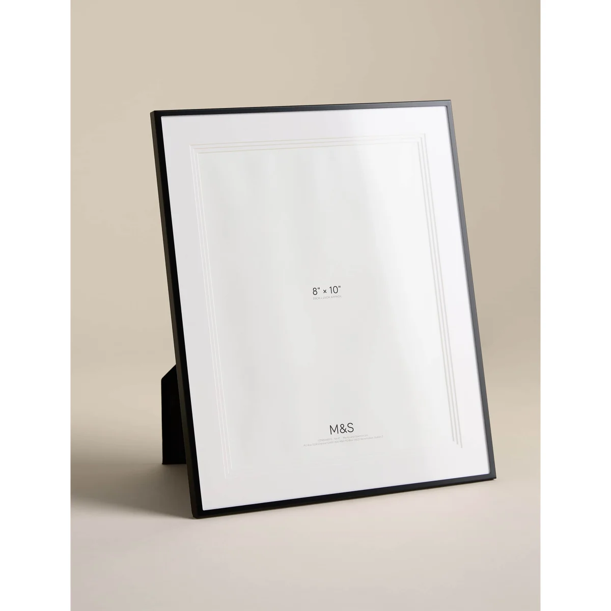 M&S Layered Mount Photo Frame 8x10 inch Black – image 2