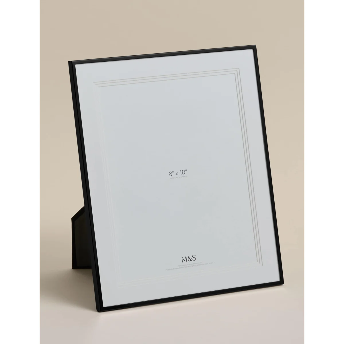 M&S Layered Mount Photo Frame 8x10 inch Black – image 3