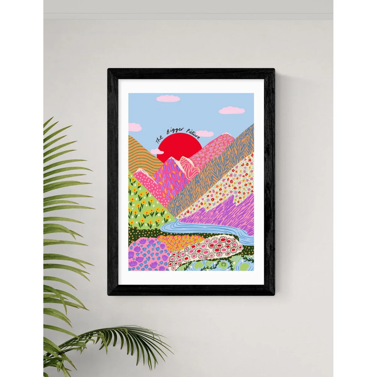 East End Prints Bigger Picture Framed Art - A1 - Natural, Natural,White,Black – image 3