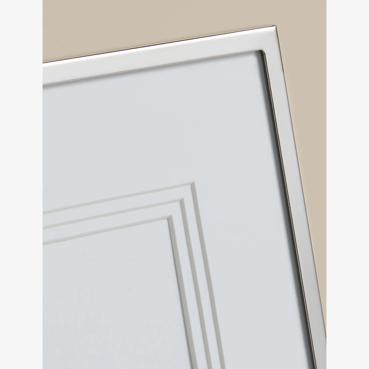 M&S Layered Mount Photo Frame 5x7 inch Silver – image 1