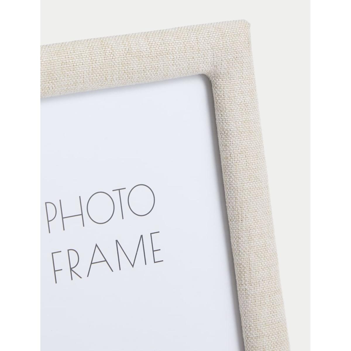 M&S Collection Fabric Photo Frame 4x6 inch - Navy, Grey,Navy – image 3