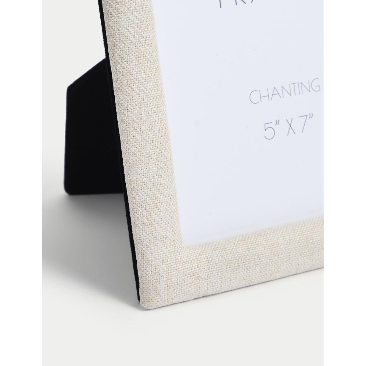 M&S Collection Fabric Photo Frame 4x6 inch - Navy, Grey,Navy – image 4