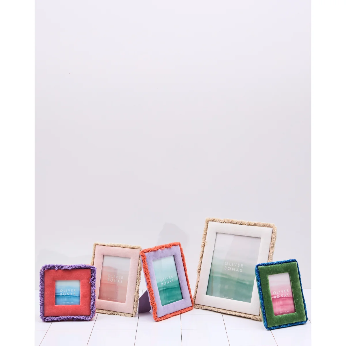 Issey Fringed Purple Photo Frame 5x7" – image 2