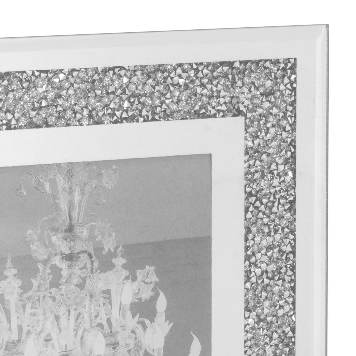 Glamour Crushed Crystal Double Frame - Silver – image 2