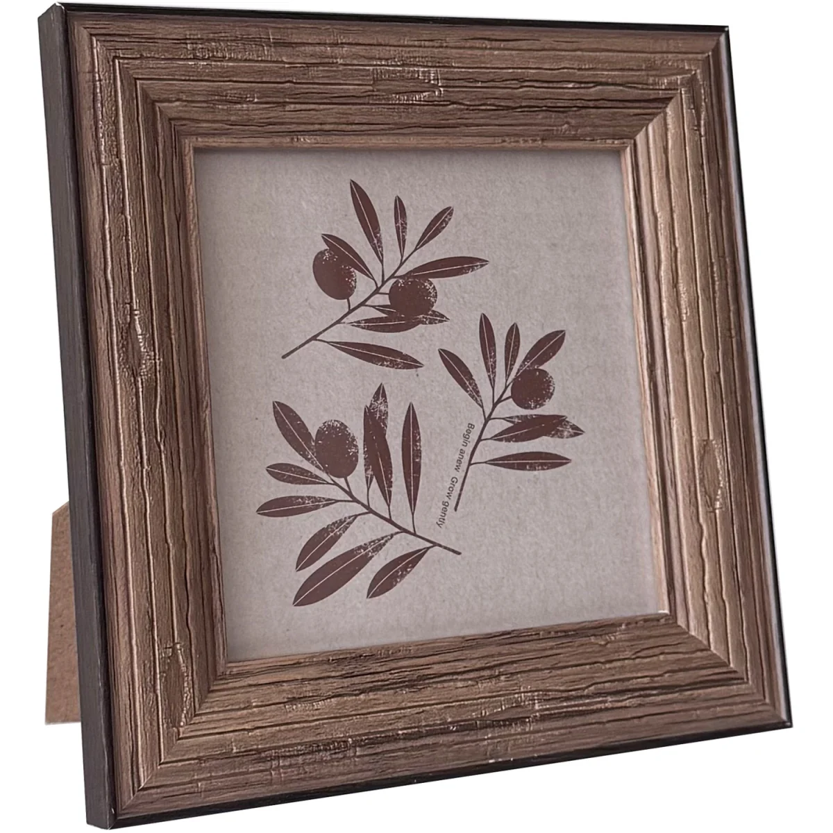 Set of 6 Wood Effect Photo Frames – image 4