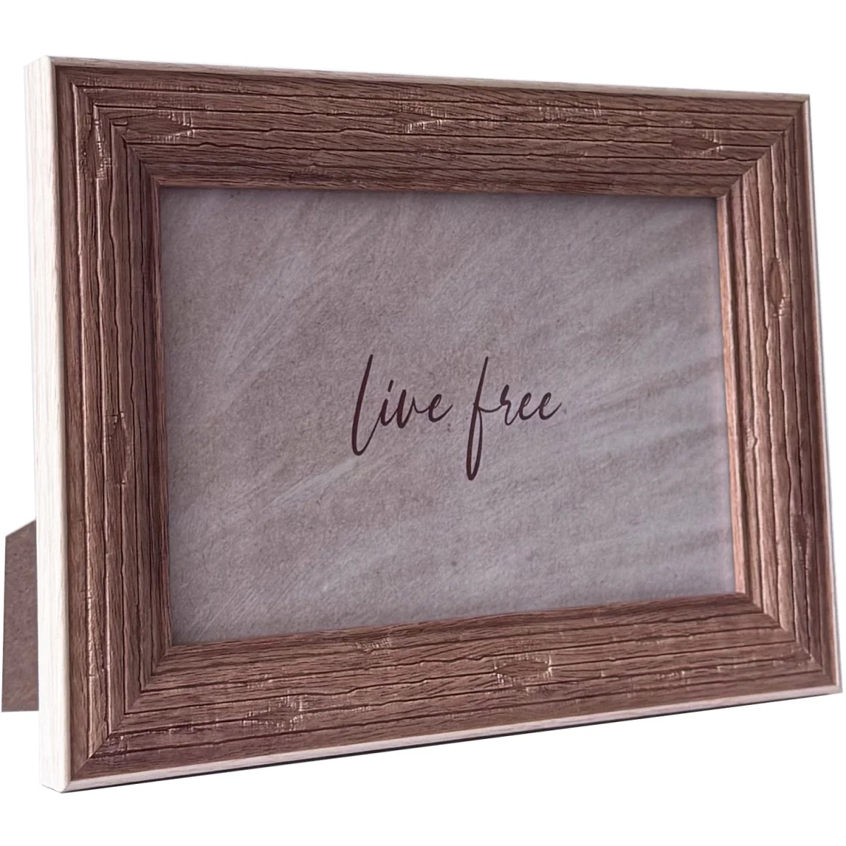 Set of 6 Wood Effect Photo Frames – image 6