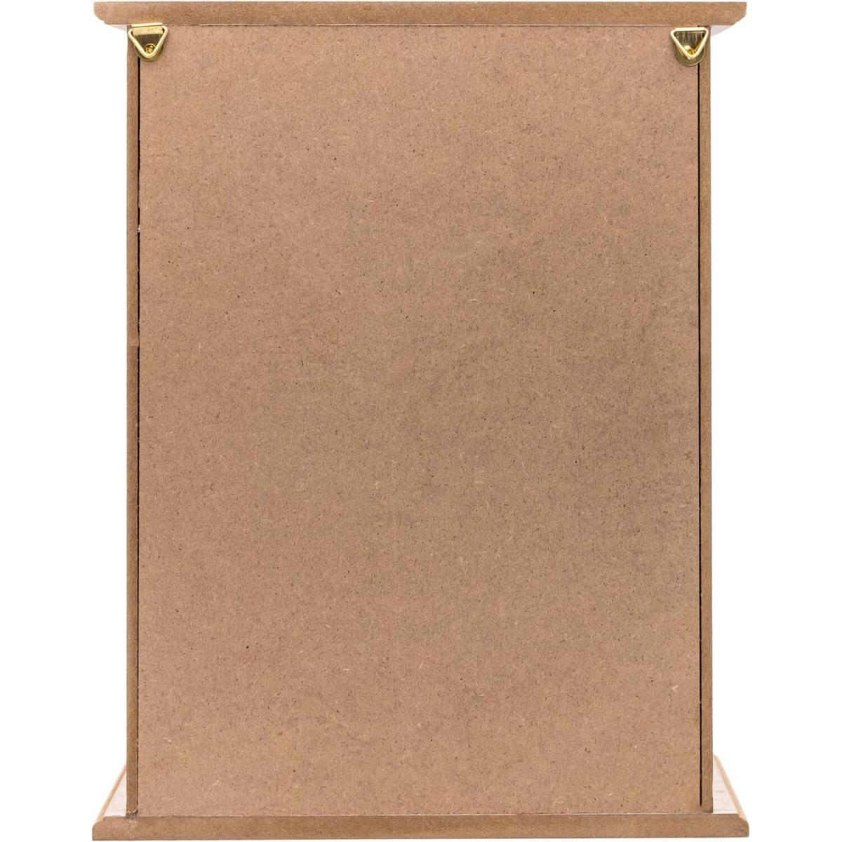 Multi-Functional Picture Photo Frame Display 6 Key Hook Holder - Brown – image 4