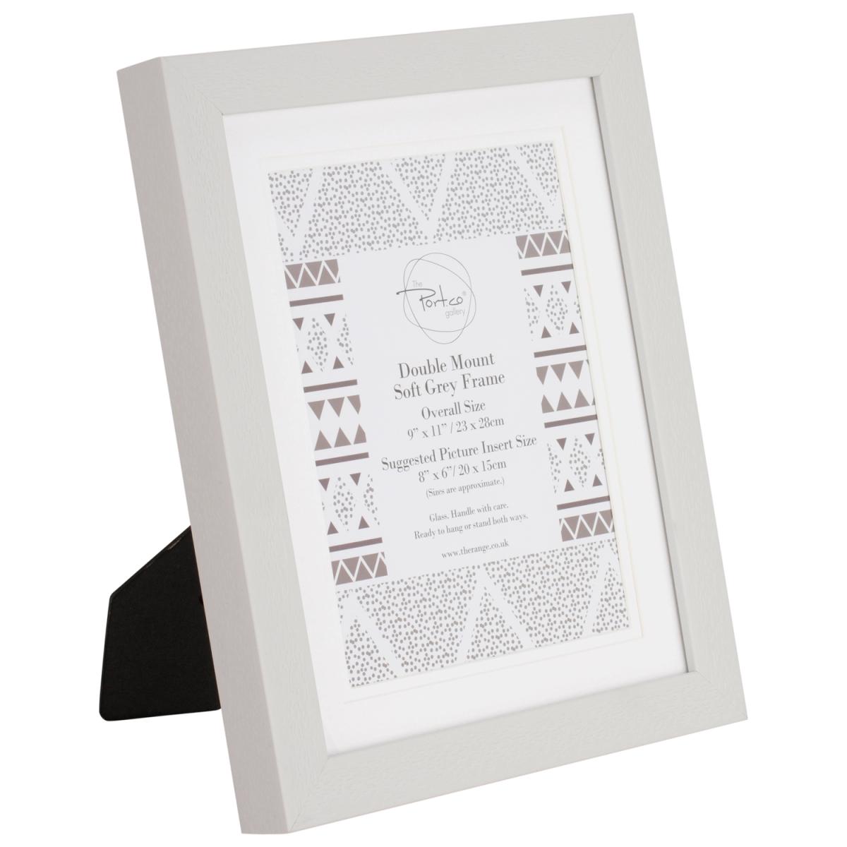 Double Mount Soft Grey Frame - 8x6in – image 2