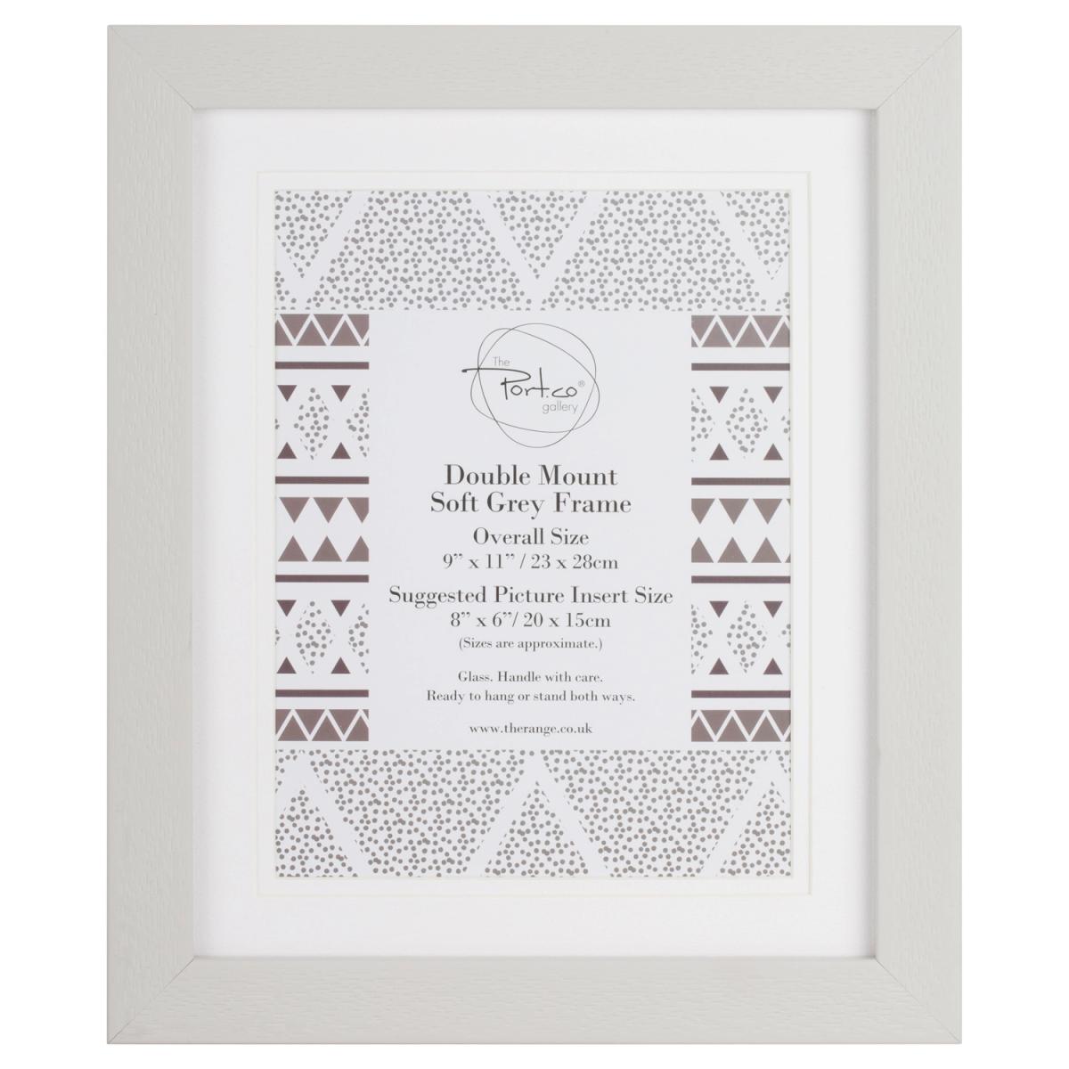 Double Mount Soft Grey Frame - 8x6in – image 7