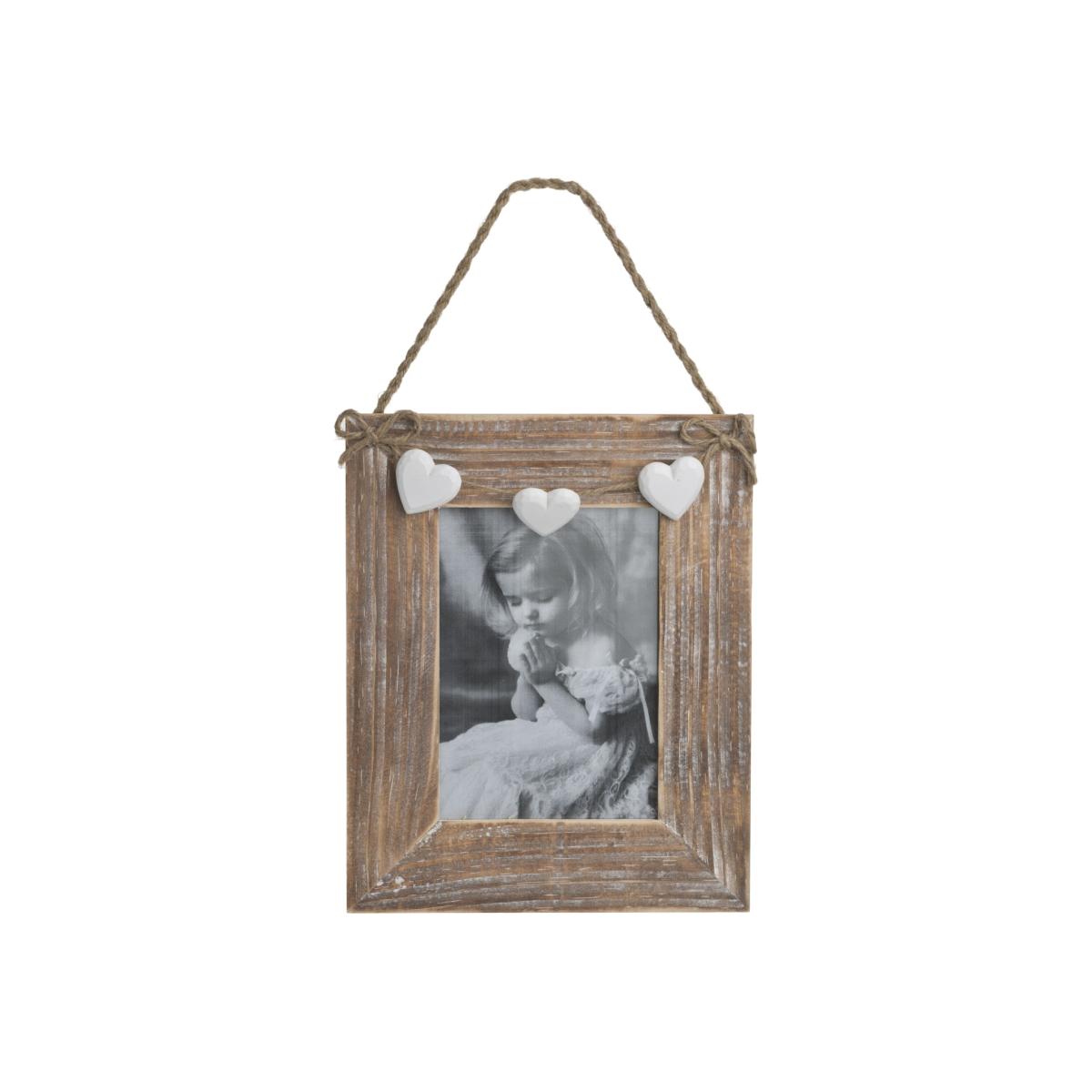 Hanging Heart Photo Frame - Neutral