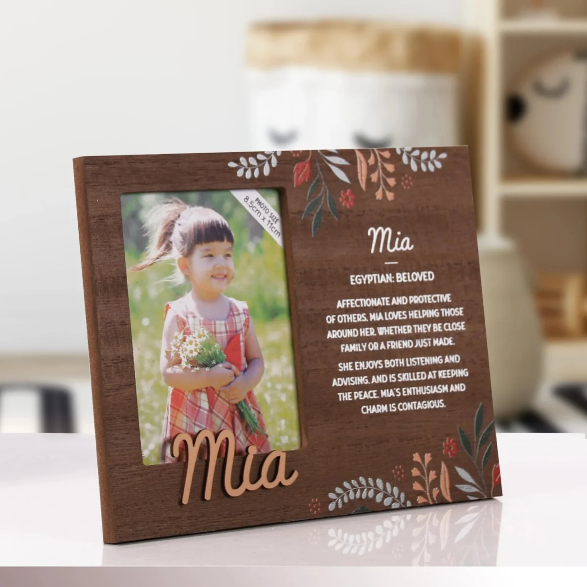 Luke Pre-personalised Child's Picture Frame - Light Brown – image 5
