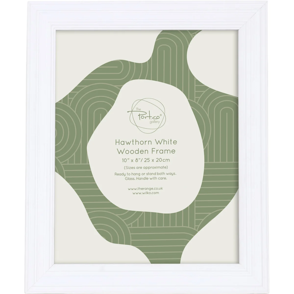 Hawthorn Wooden Plain Photo Frame - White / 10 x 8 inch – image 3