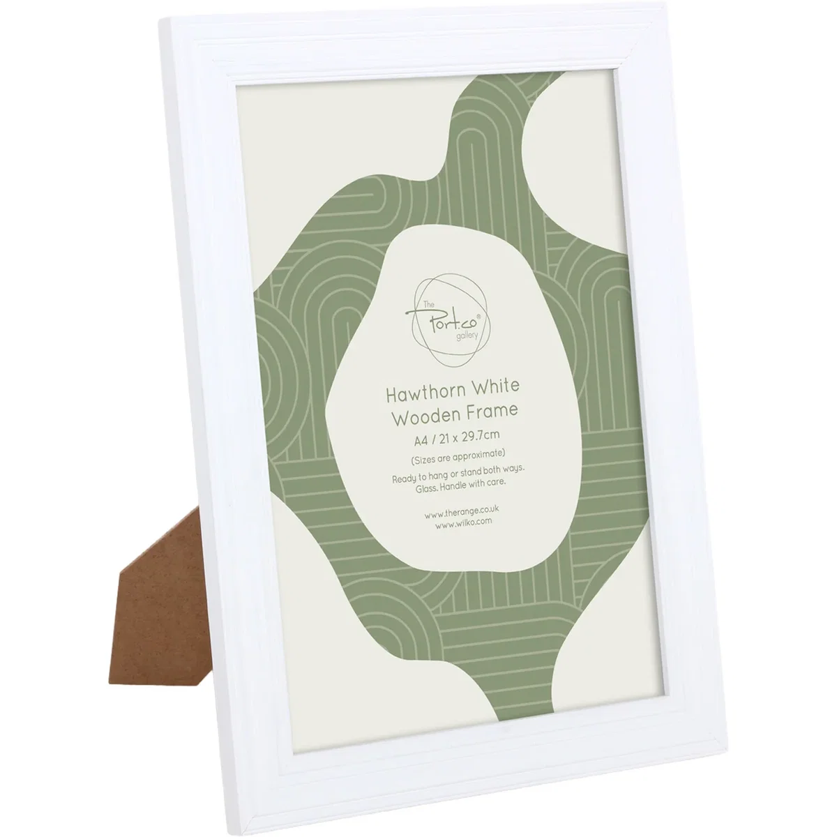 Hawthorn Wooden Plain Photo Frame - White / A4 – image 6