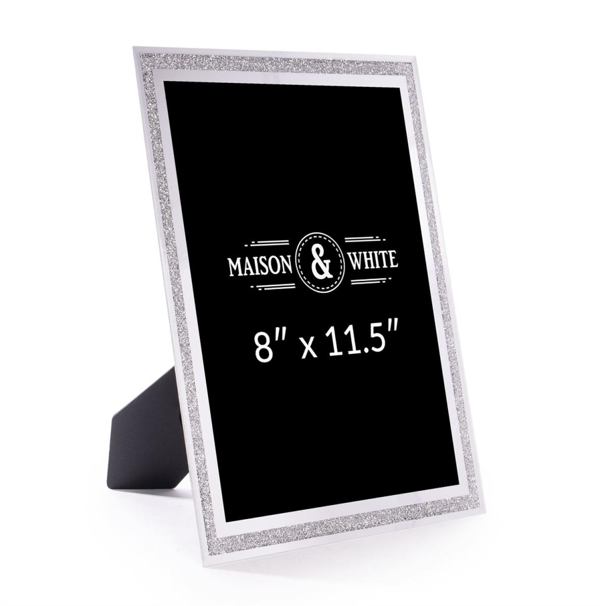 Set of 2 - Sparkle Glass Photo Frame 8" x 11.5" - Silver – image 4