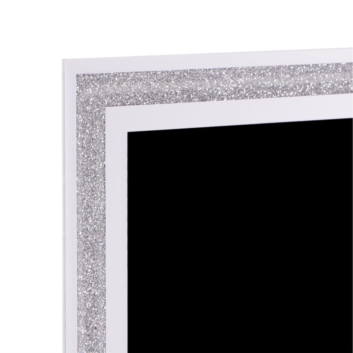 Set of 2 - Sparkle Glass Photo Frame 8" x 11.5" - Silver – image 5