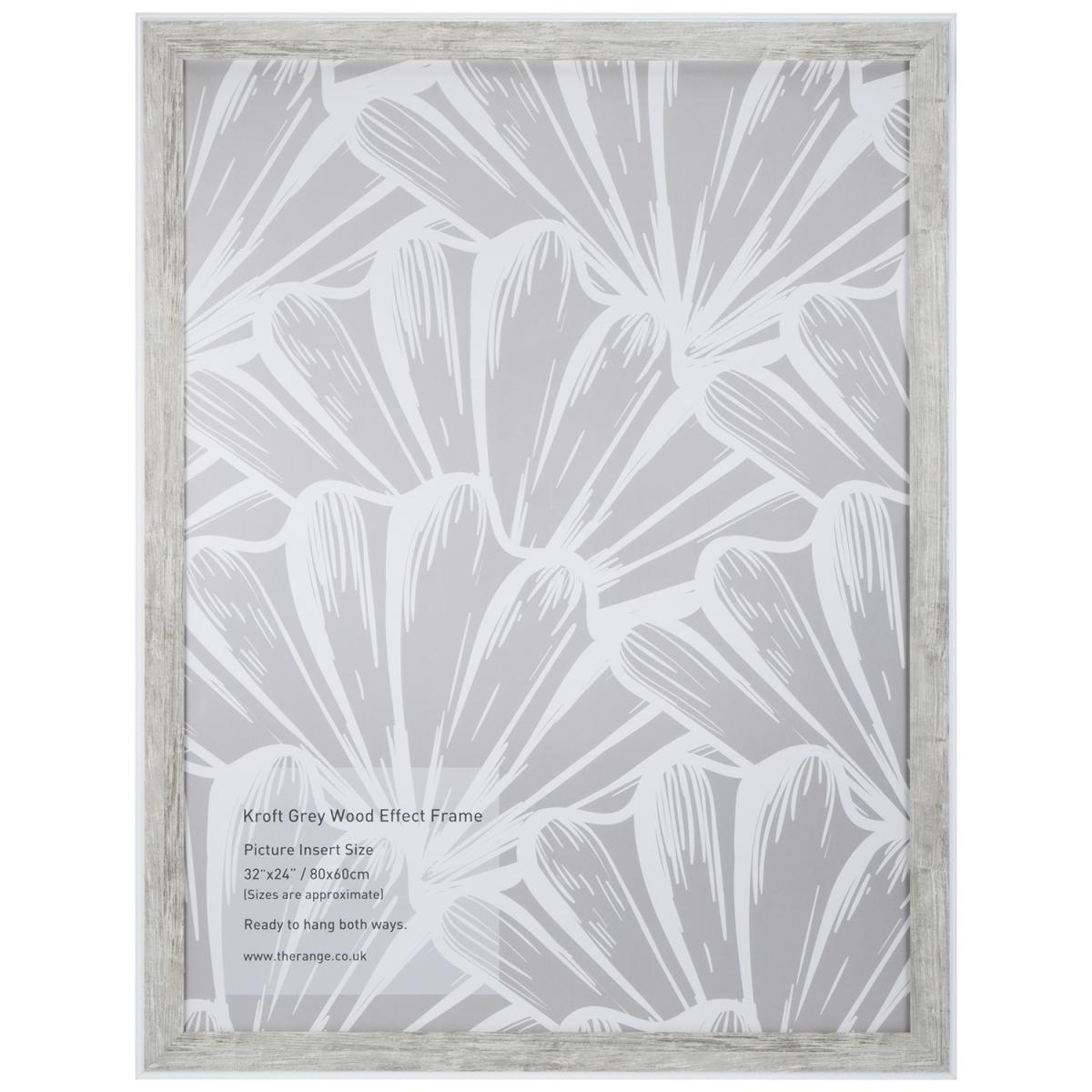 Kroft Grey Wood Effect Frame - 28x20in – image 4