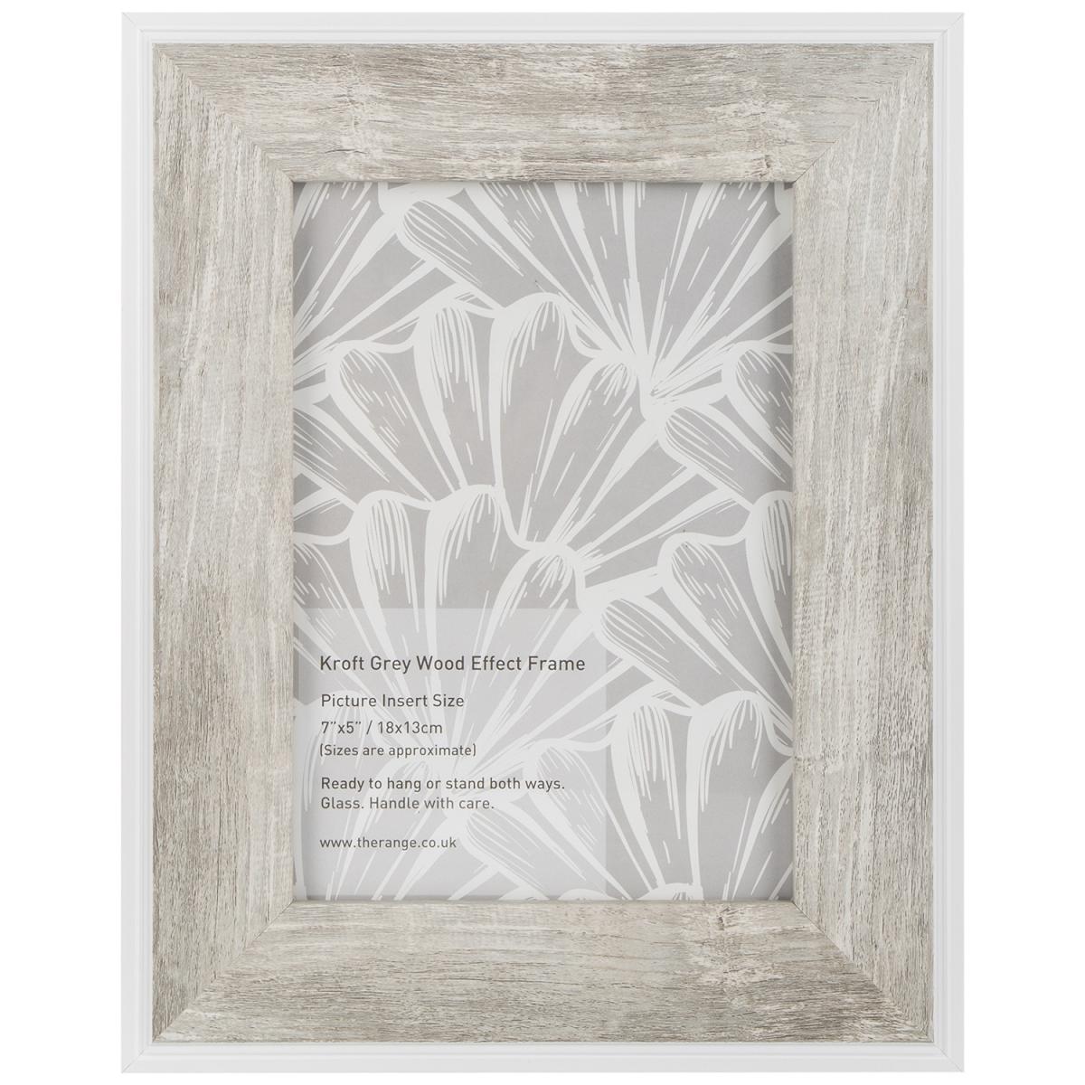 Kroft Grey Wood Effect Frame - 28x20in – image 8